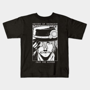 Jack The Ripper - RECORD RAGNAROK -  Manga Design Kids T-Shirt